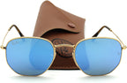 Ray Ban Hexagonal Sun - Light Blue Flash