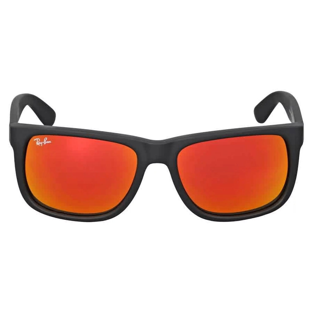 Ray Ban Justin Color Mix Sun - Black & Red Mirror