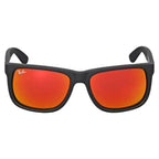 Ray Ban Justin Color Mix Sun - Black & Red Mirror