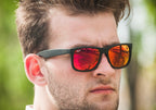 Ray Ban Justin Color Mix Sun - Black & Red Mirror
