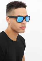 Ray Ban Justin Color Mix Sun - Black & Blue Mirror