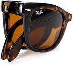 Ray Ban Wayfarer Folding Sun - Tortoise