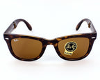 Ray Ban Wayfarer Folding Sun - Tortoise