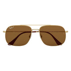 Ray Ban Aviator Polarized Sun - Dark Brown