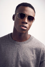 Ray Ban Aviator Polarized Sun - Dark Brown