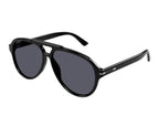 Gucci Pilot Sun - Black & Grey