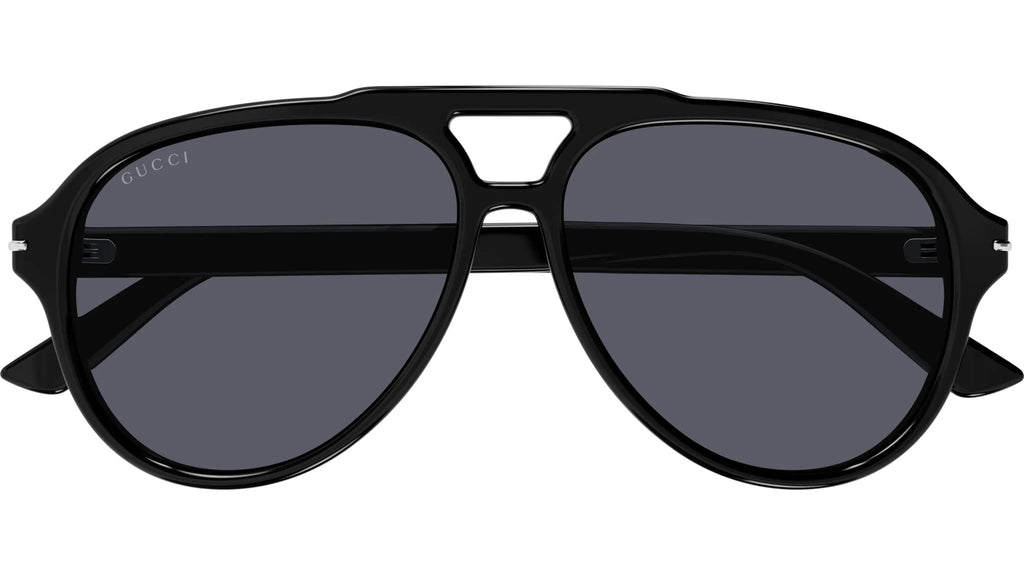 Gucci Pilot Sun - Black & Grey