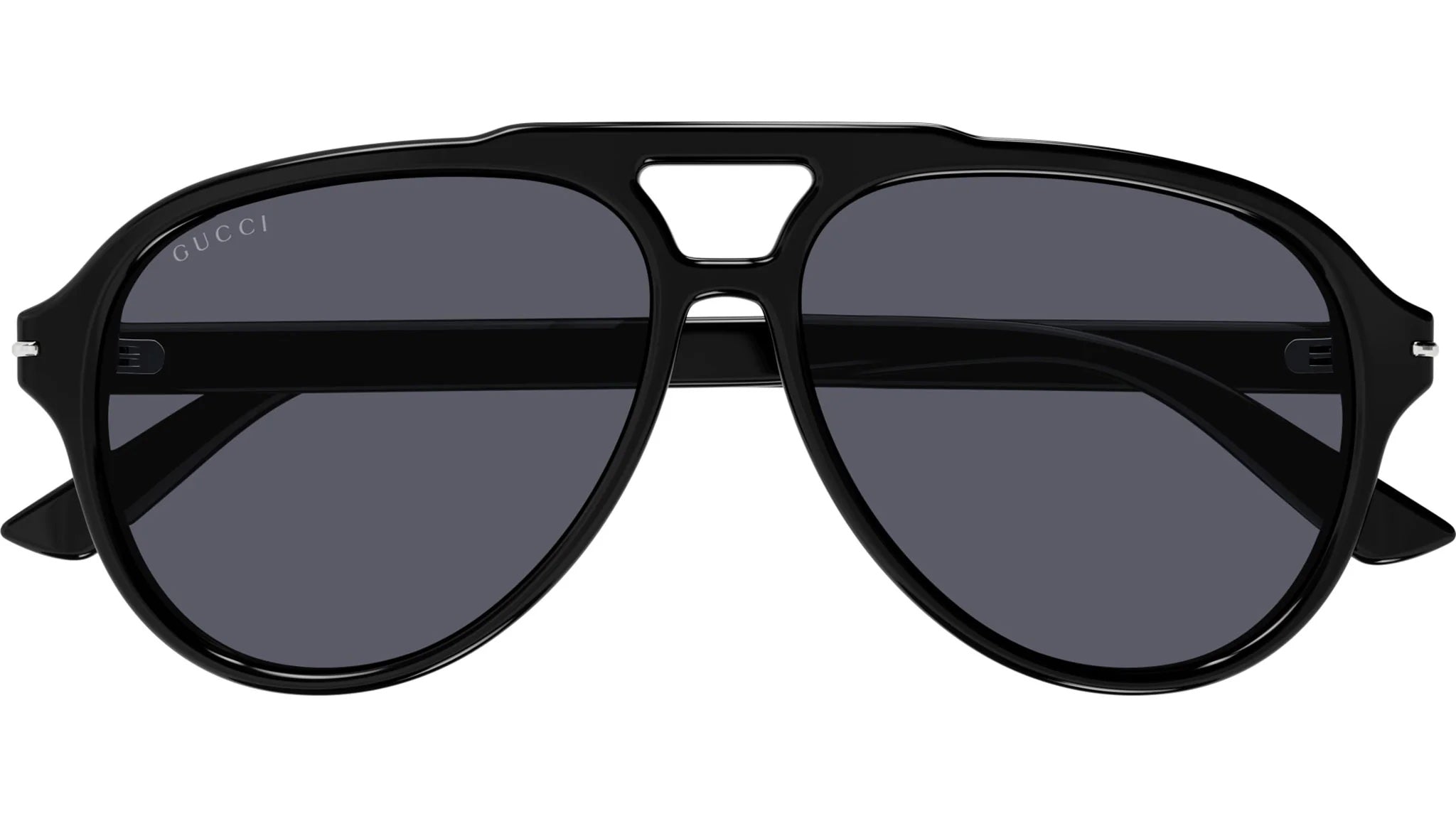Gucci Pilot Sun - Black & Grey