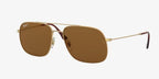 Ray Ban Aviator Polarized Sun - Dark Brown