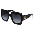 Gucci Square Ladies Sun - Black & Grey