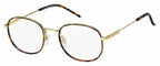 Tommy Hilfiger Round Read - Tortoise & Gold