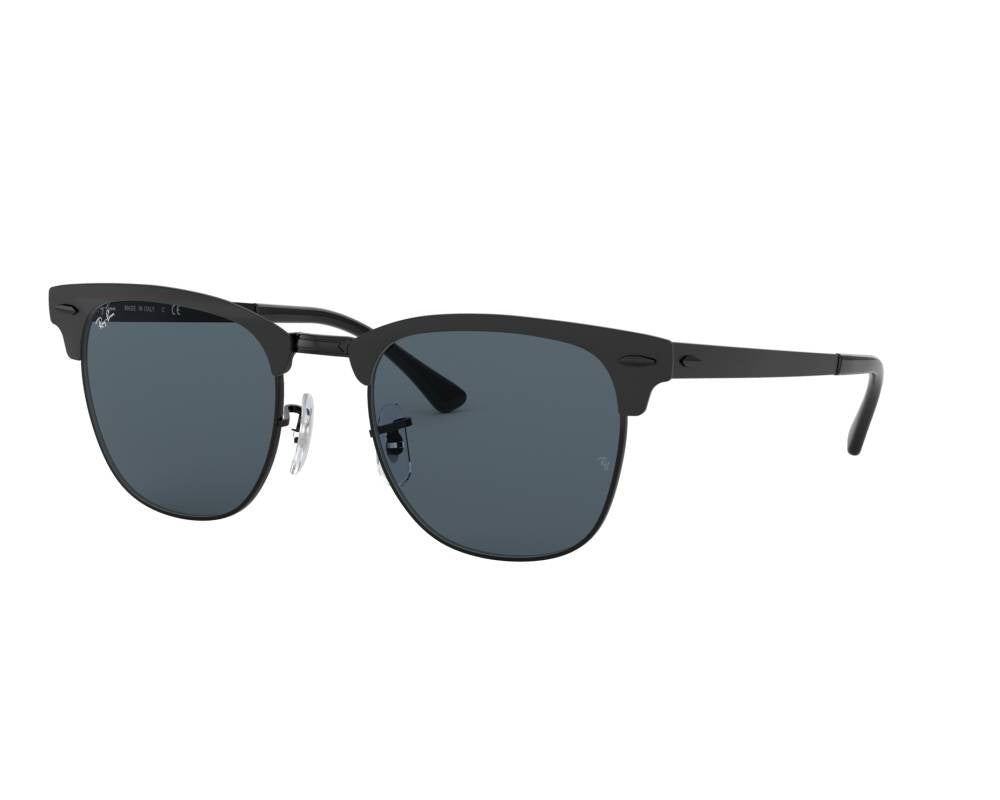 Ray Ban Clubmaster Metal Polarized Sun - Black