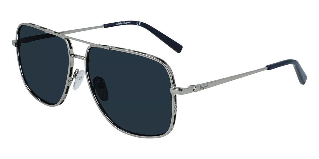 Salvatore Ferragamo Aviator Sun - Dark Grey