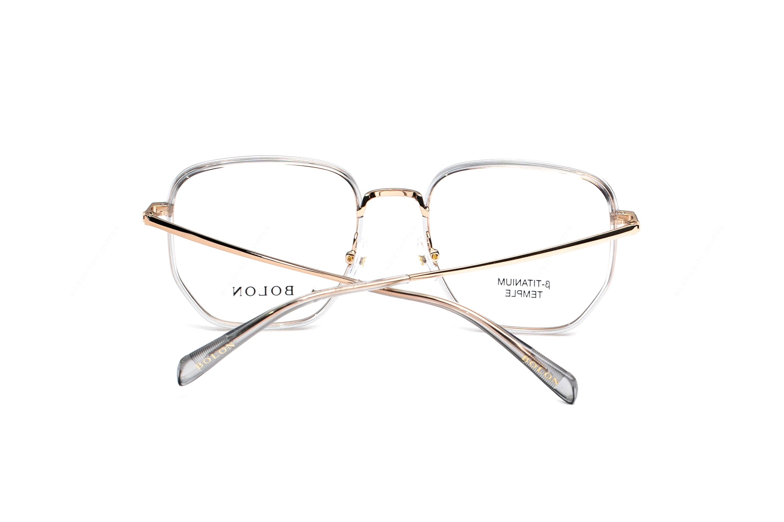 Bolon Hexagonal Read - Clear & Gold