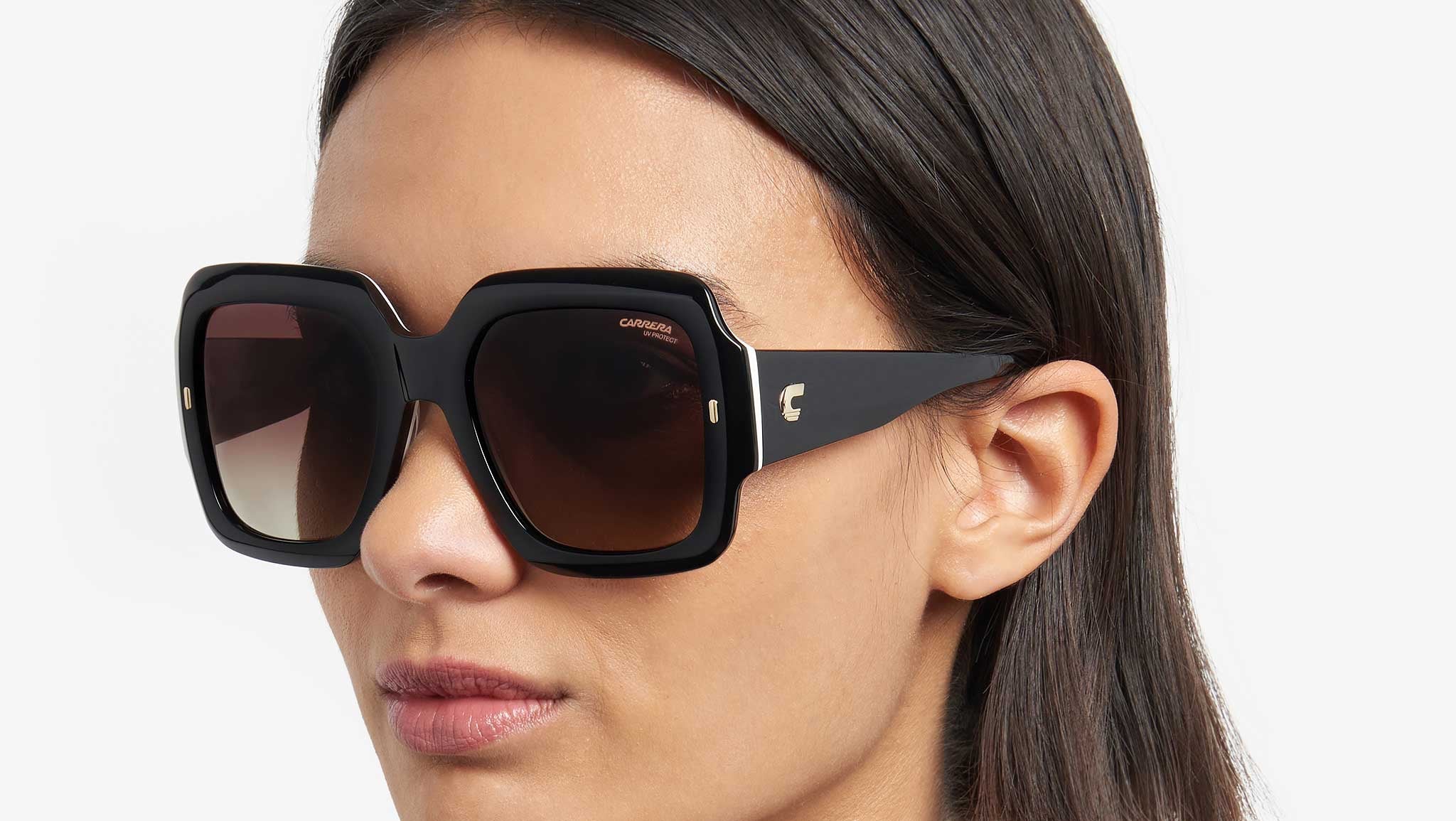 Carrera Collection Square Oversize Sun - Black