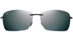 Maui Jim Square Polarized Sun - Grey & Black