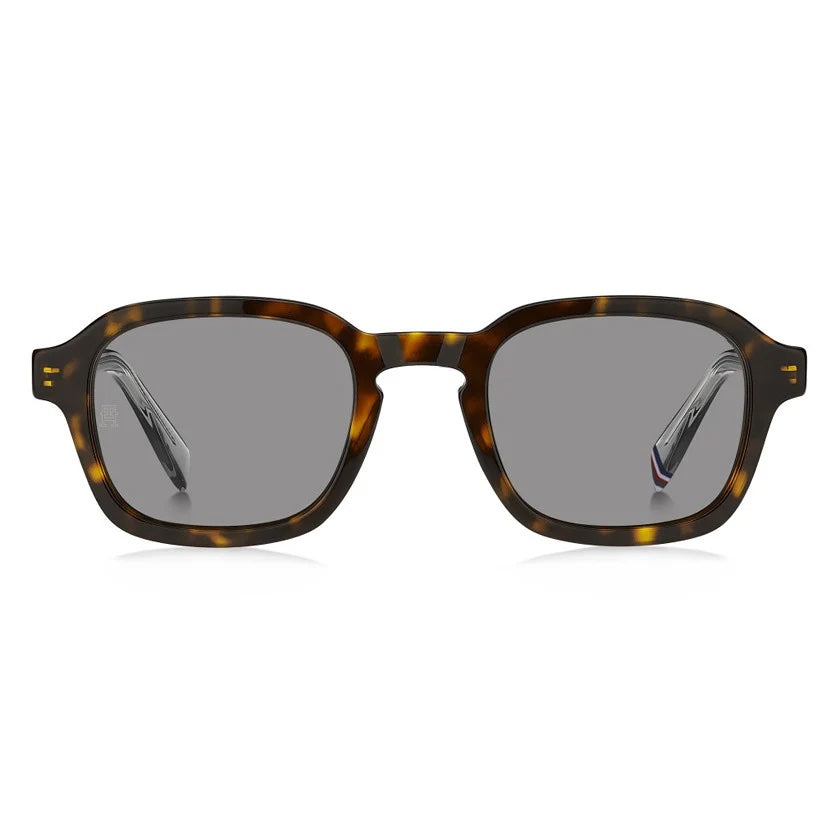 Tommy Hilfiger Square Sun - Tortoise & Clear