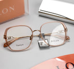 Bolon Square Read - Brown & Gold