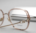 Bolon Square Read - Brown & Gold