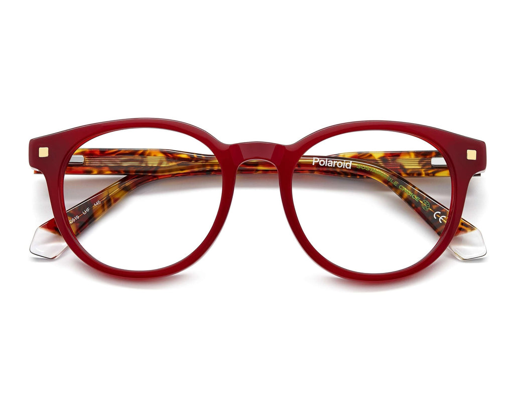 Polaroid Round Read - Red & Tortoise