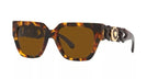 Versace Square Sun - Tortoise