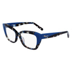 Ferragamo Square Read - Blue Tortoise