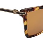Ferragamo Square Sun - Light Tortoise & Gold