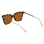 Ferragamo Square Sun - Light Tortoise & Gold