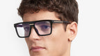 Carrera Collection Square Blue Block Read - Black