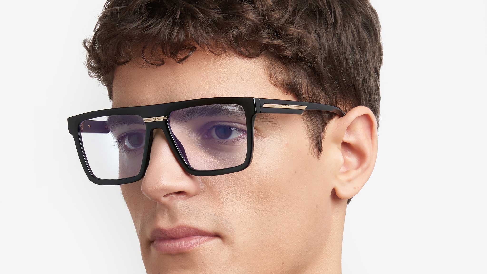 Carrera Collection Square Blue Block Read - Black