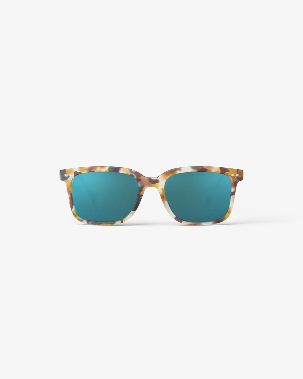 Izipizi Sun #L - Blue Tortoise Blue Mirror