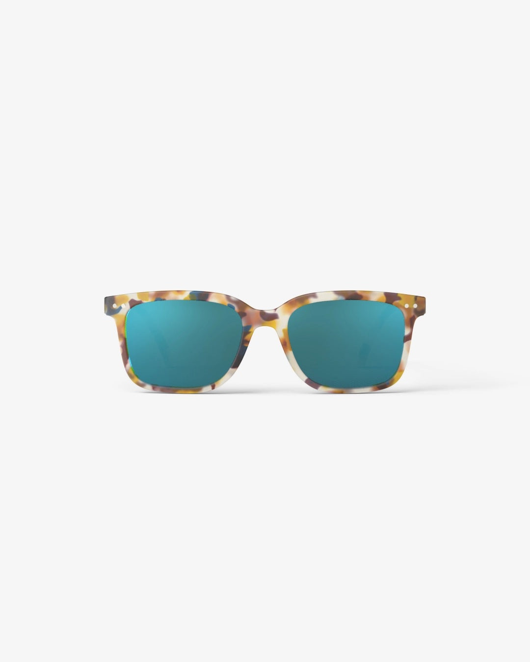 Izipizi Sun #L - Blue Tortoise Blue Mirror
