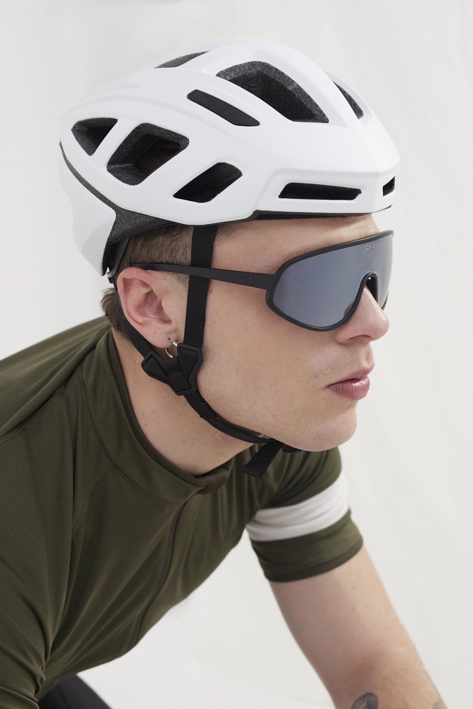 Izipizi Speed #L - Black & Silver Mirror