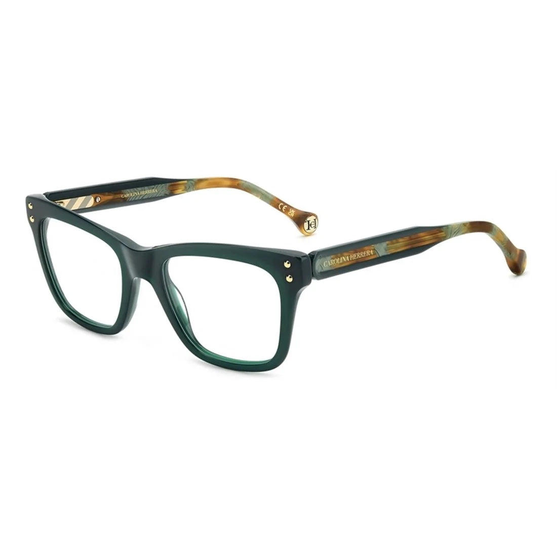 Carolina Herrera Square Read - Green & Tortoise