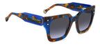 Carolina Herrera Oversize Square Sun - Blue Tortoise