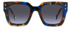 Carolina Herrera Oversize Square Sun - Blue Tortoise