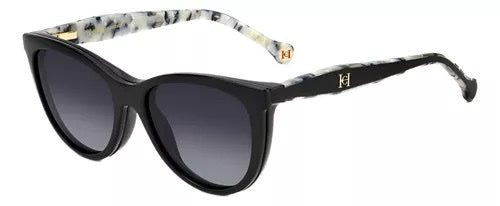 Carolina Herrera Kat Clip On Polarized Read - Black & Tortoise