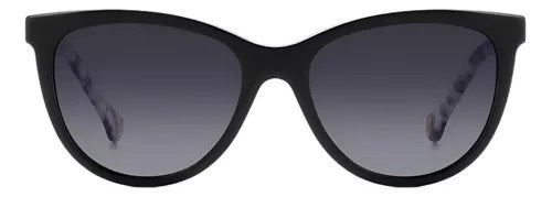Carolina Herrera Kat Clip On Polarized Read - Black & Tortoise