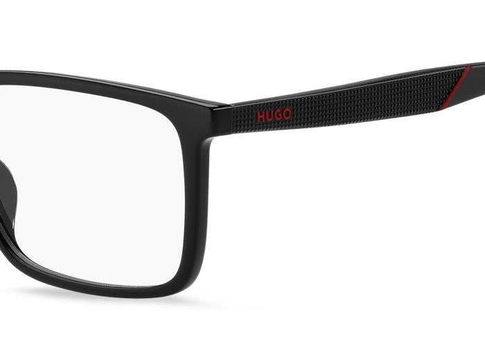 Hugo Boss Square Clip On Read - Black & Red