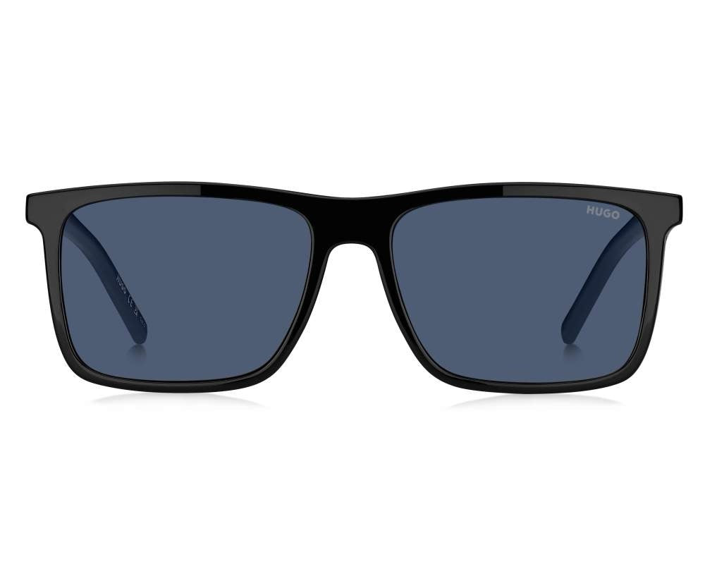 Hugo Boss Square Clip On Read - Black & Red