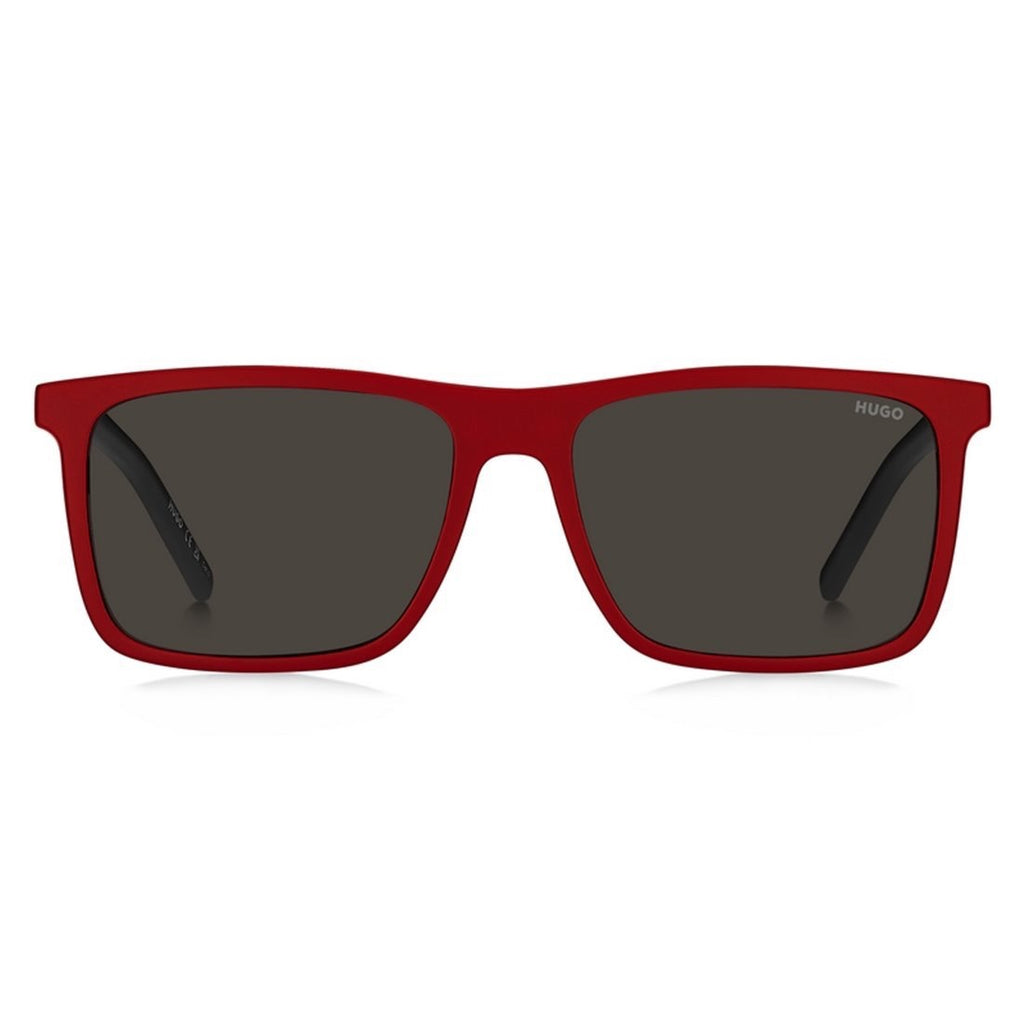 Hugo Boss Square Clip On Read - Black & Red