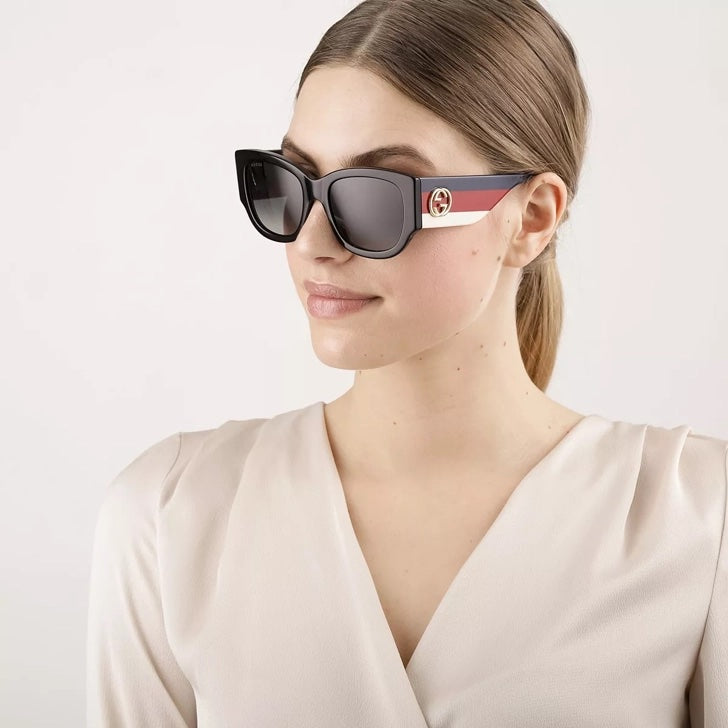 Gucci Sun - Black & Multicolor