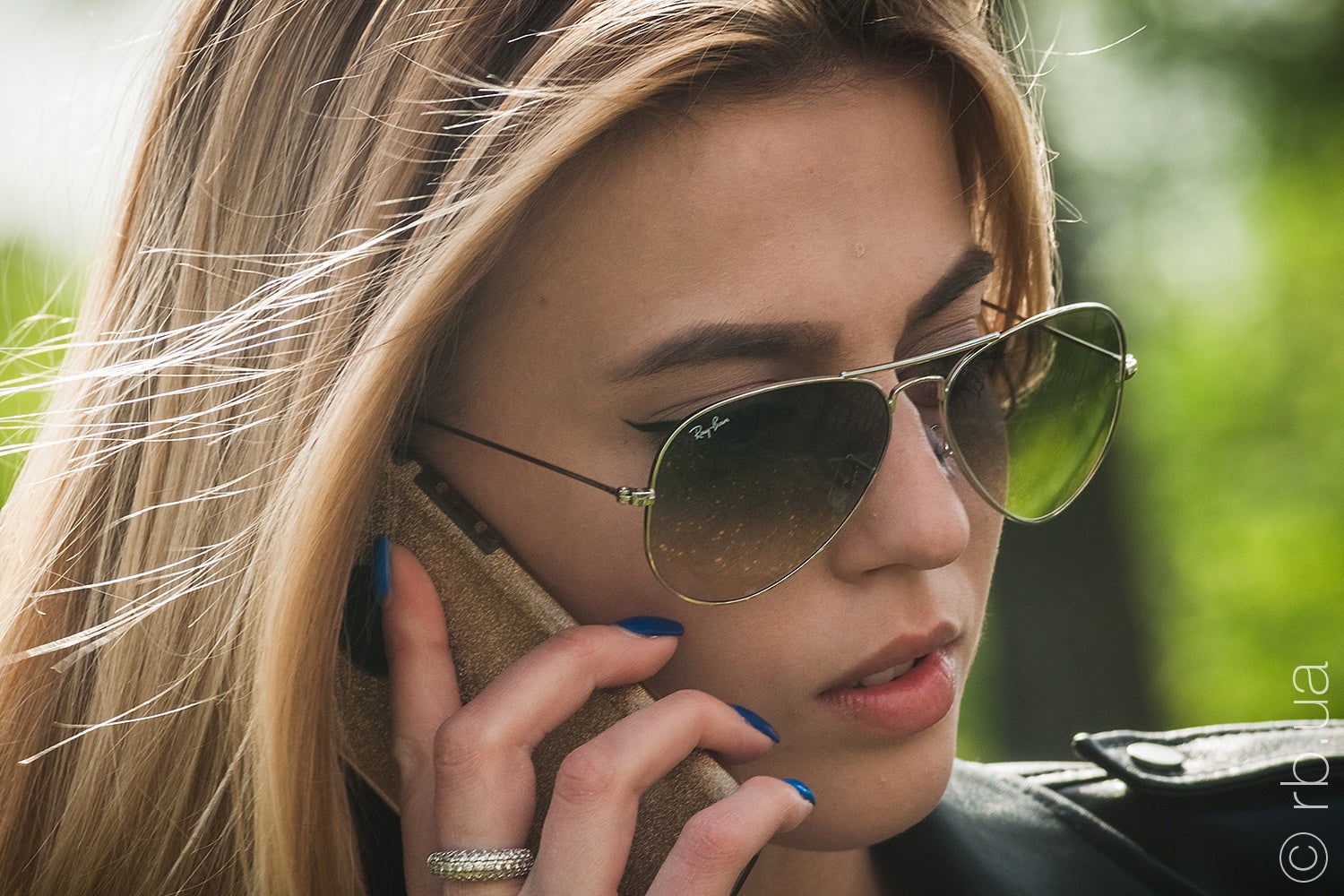 Ray Ban Aviator Gradient Sun - Grey