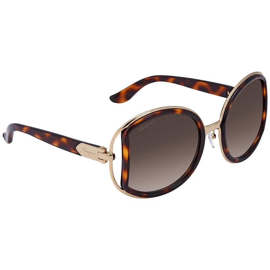Salvatore Ferragamo Sun - Tortoise & Gold