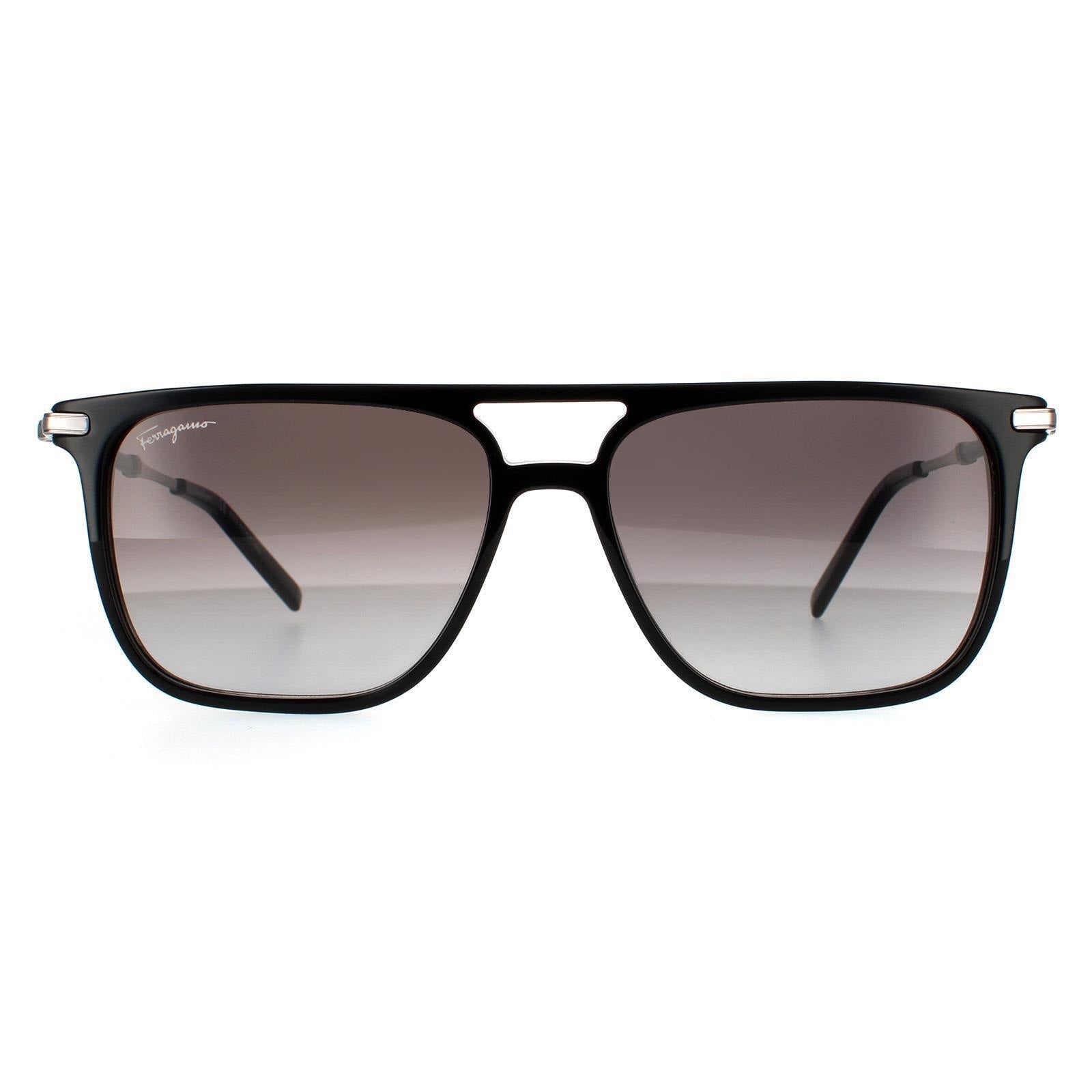 Salvatore Ferragamo Sun - Black & Grey