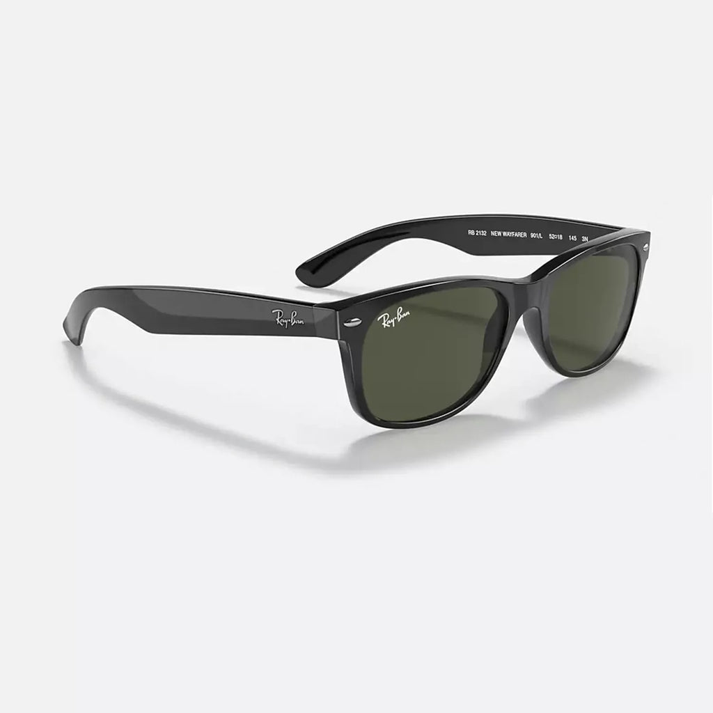 Ray Ban New Wayfarer Sun - Black Polished