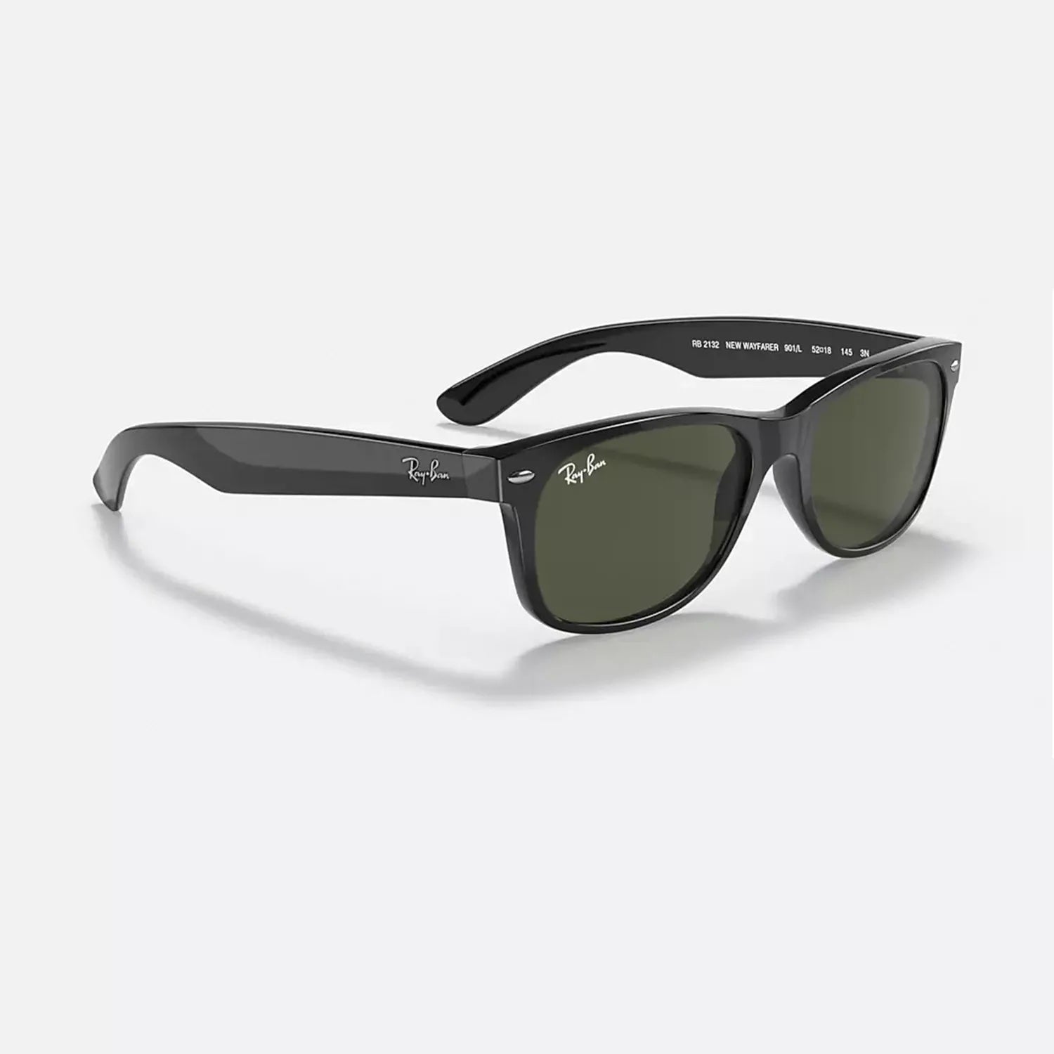 Ray Ban New Wayfarer Sun - Black Polished