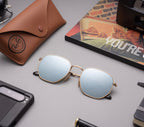 Ray Ban Hexagonal Sun - Silver Flash ⚡️