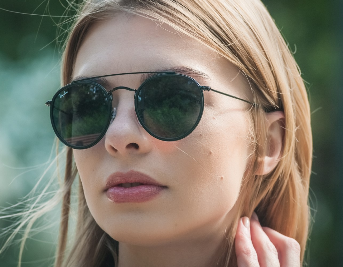 Ray Ban Double Bridge Sun - Black