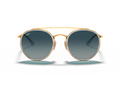 Ray Ban Double Bridge Sun - Gold & Blue Gradient